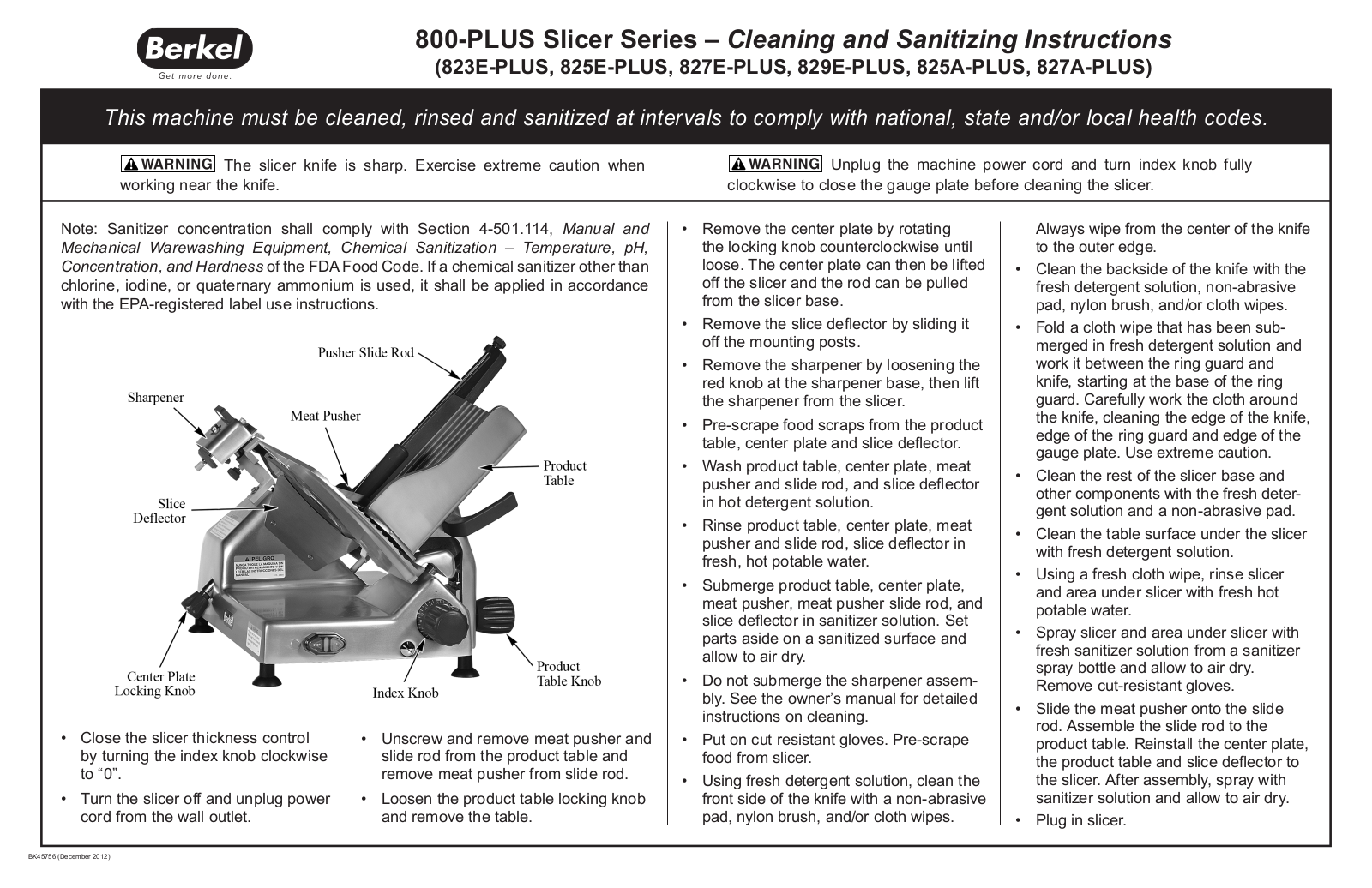 Vulcan 823E-PLUS User Manual