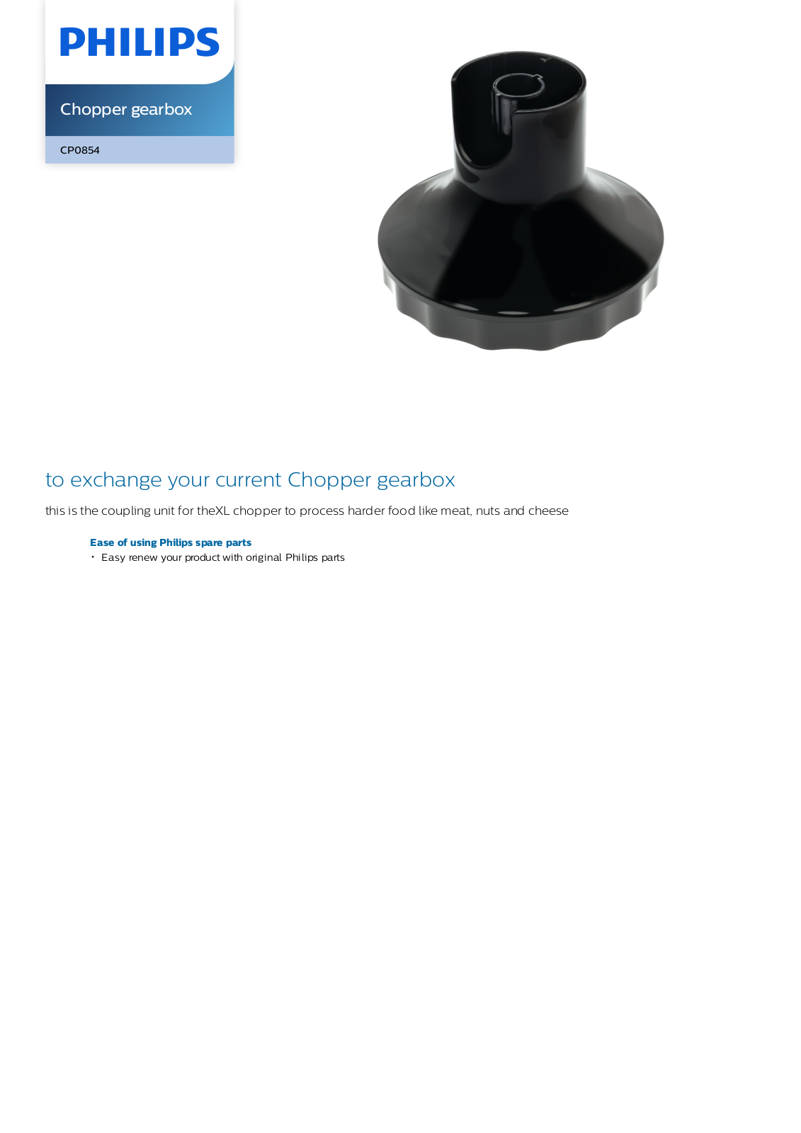 Philips CP0854/01 leaflet - ManualMachine.com
