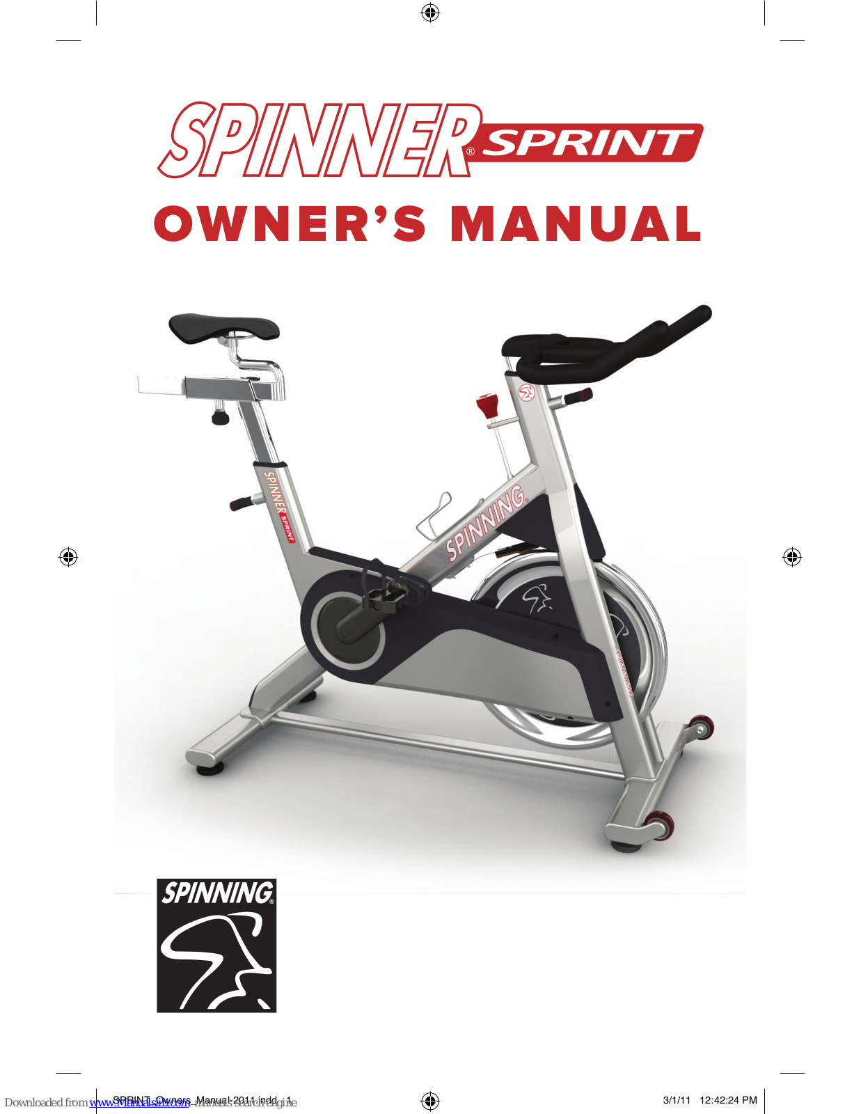 Spinning SPRINT, Edge Owner's Manual