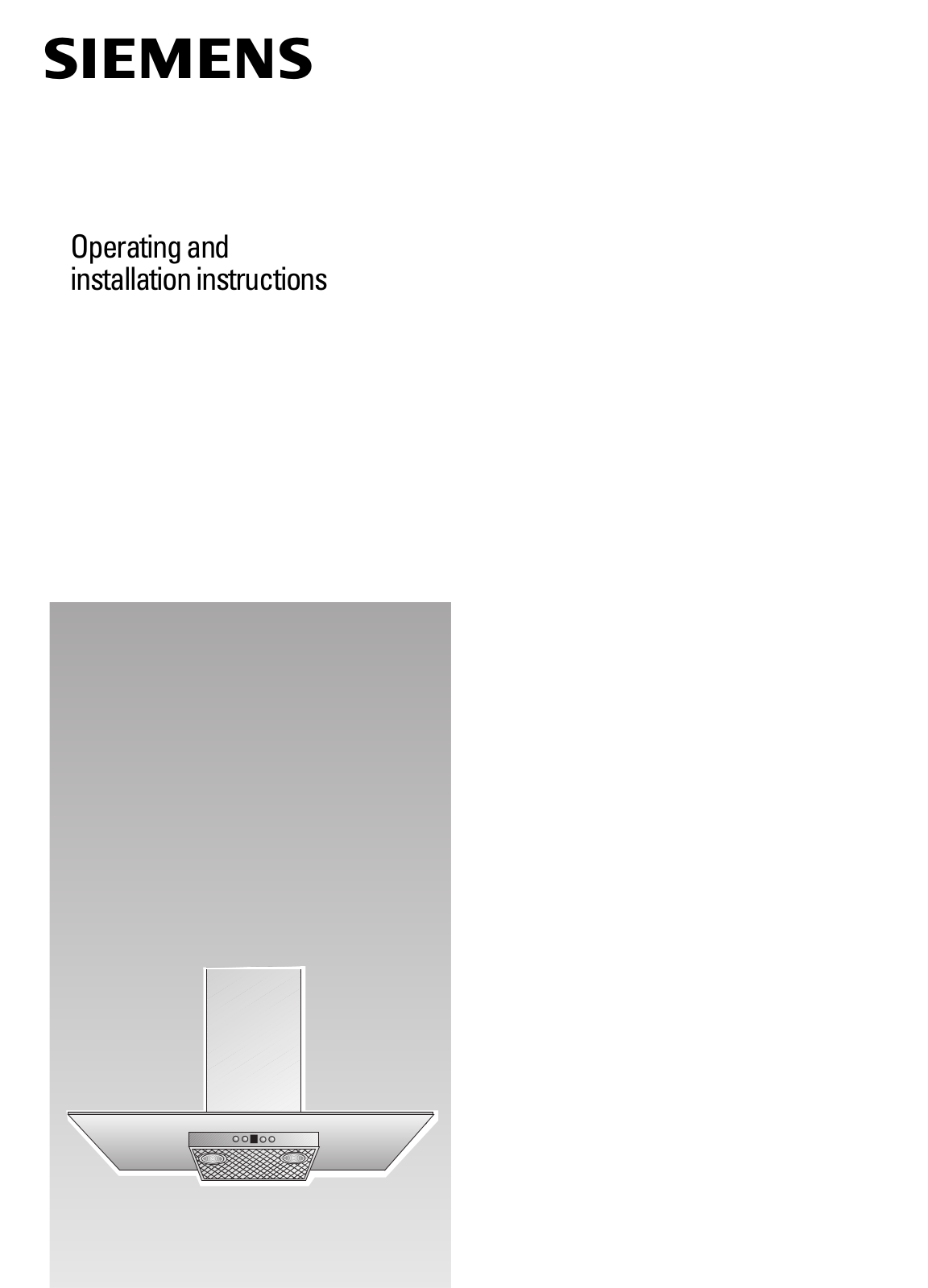 Siemens LC657GB40B, LC757GB40B, LC957GB40B Operating Manual