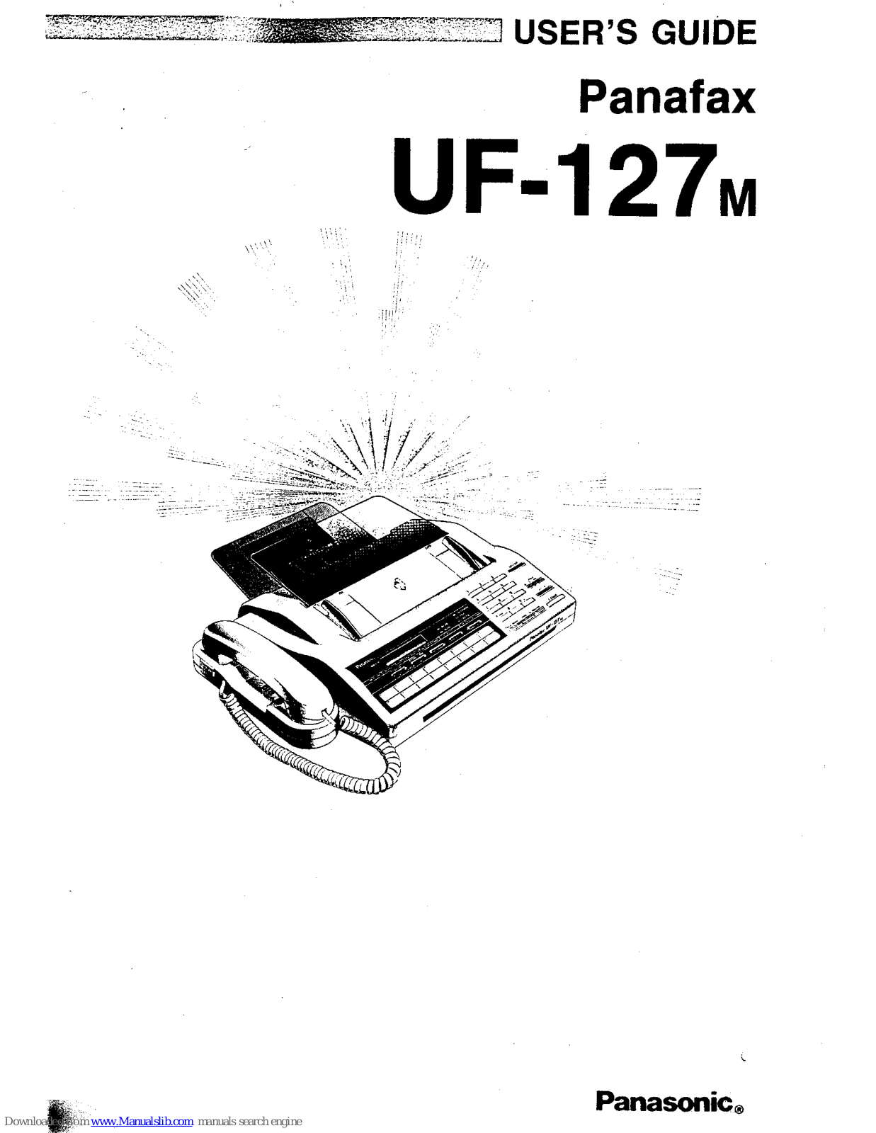 Panasonic Panafax UF-127M User Manual