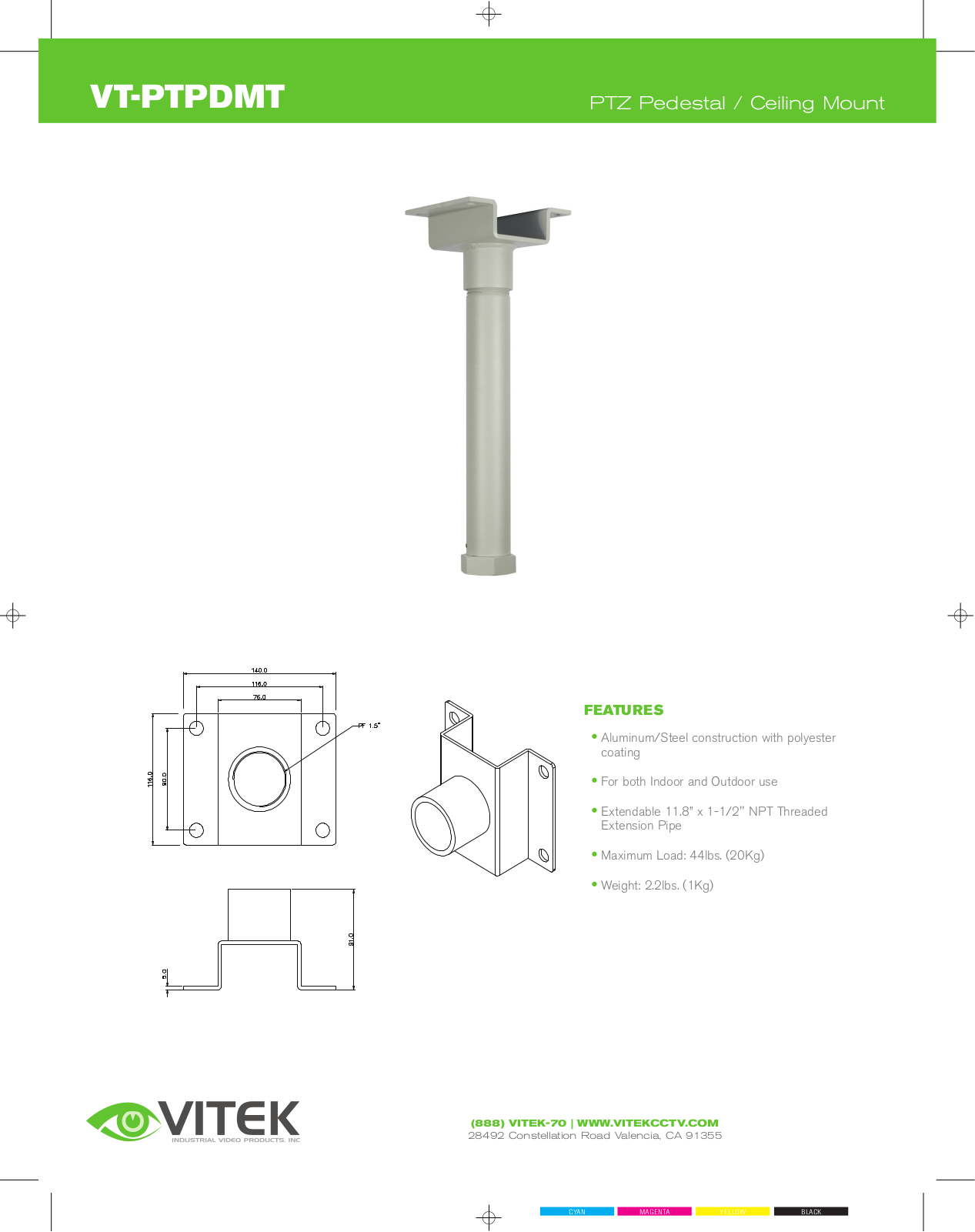 Vitek VT-PTPDMT User Manual