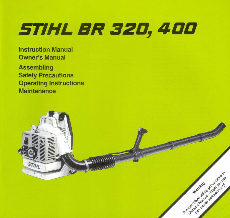 STIHL BR 400 Owner's Manual