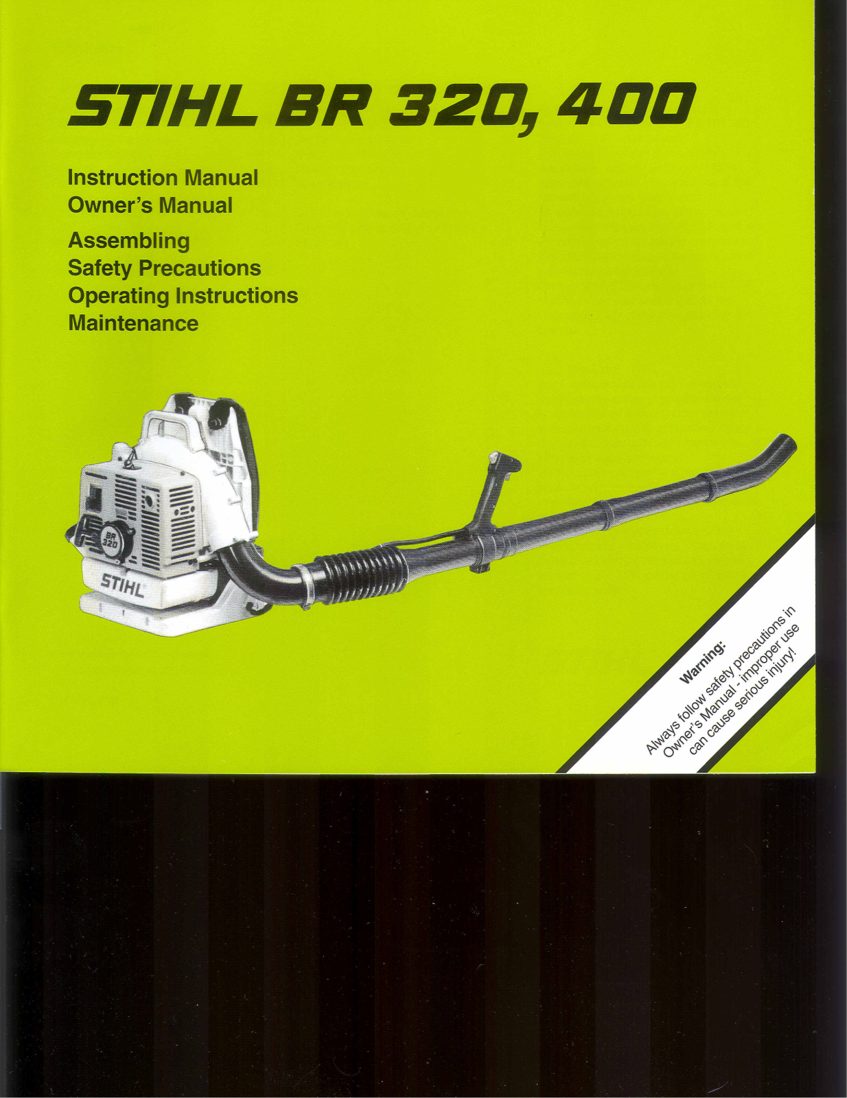 STIHL BR 400 Owner's Manual