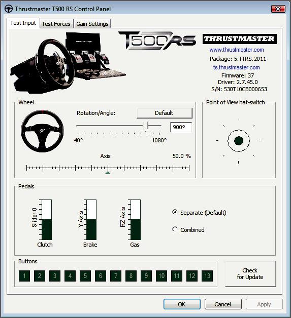 THRUSTMASTER T500 RS, T500 RS User Manual