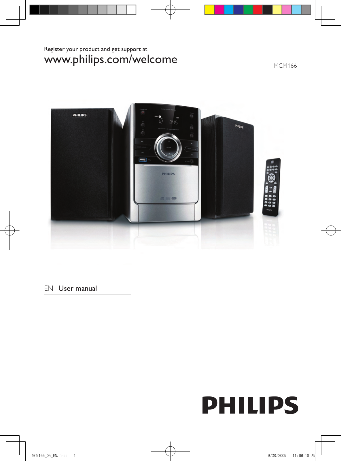 Philips MCM166 05 User Manual