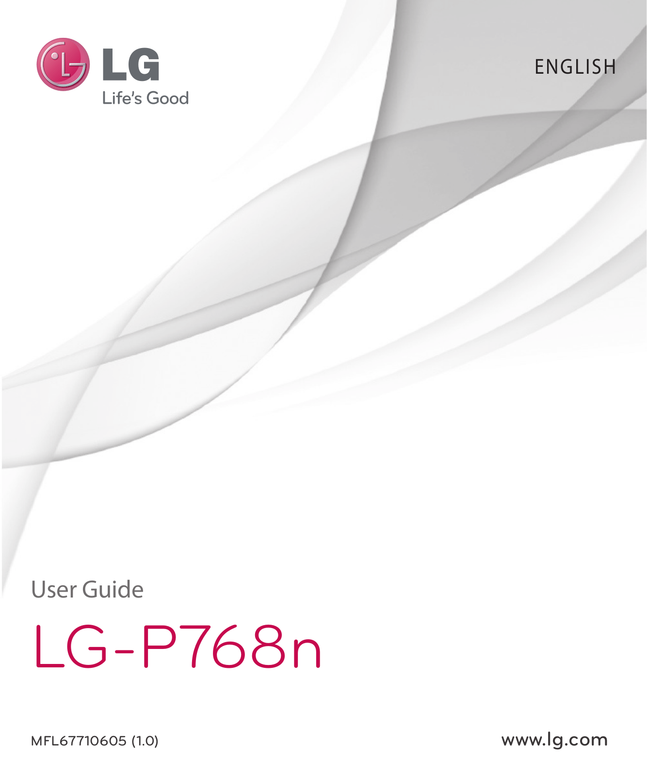 LG LGP768N Owner’s Manual