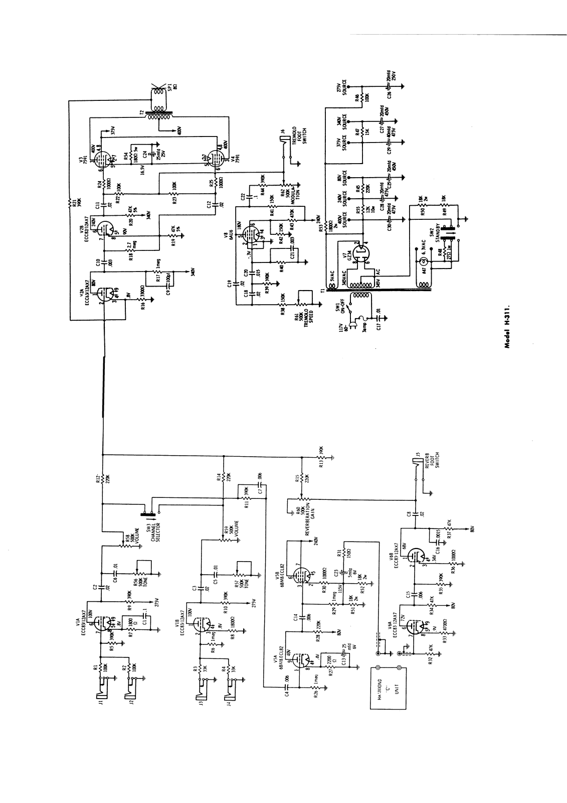 Harmony h311 schematic