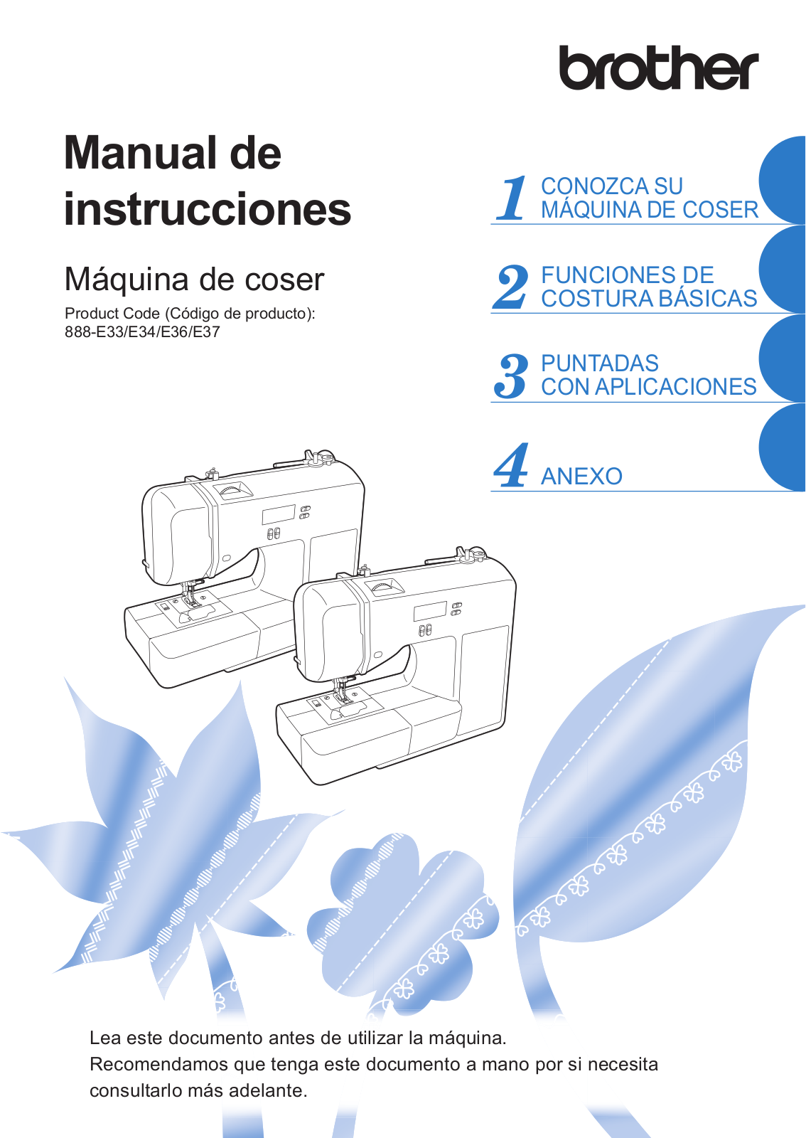 Brother CE1125PRW User's Guide