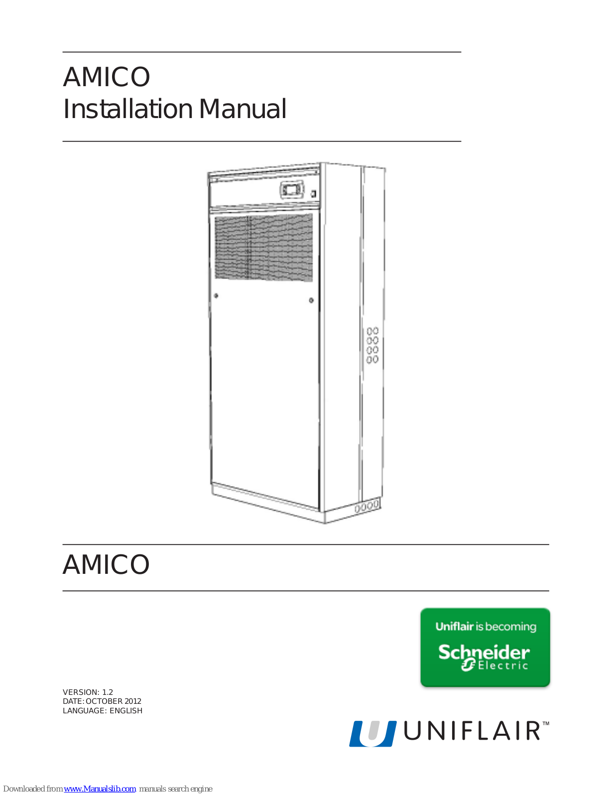 Uniflair Amico Installation Manual