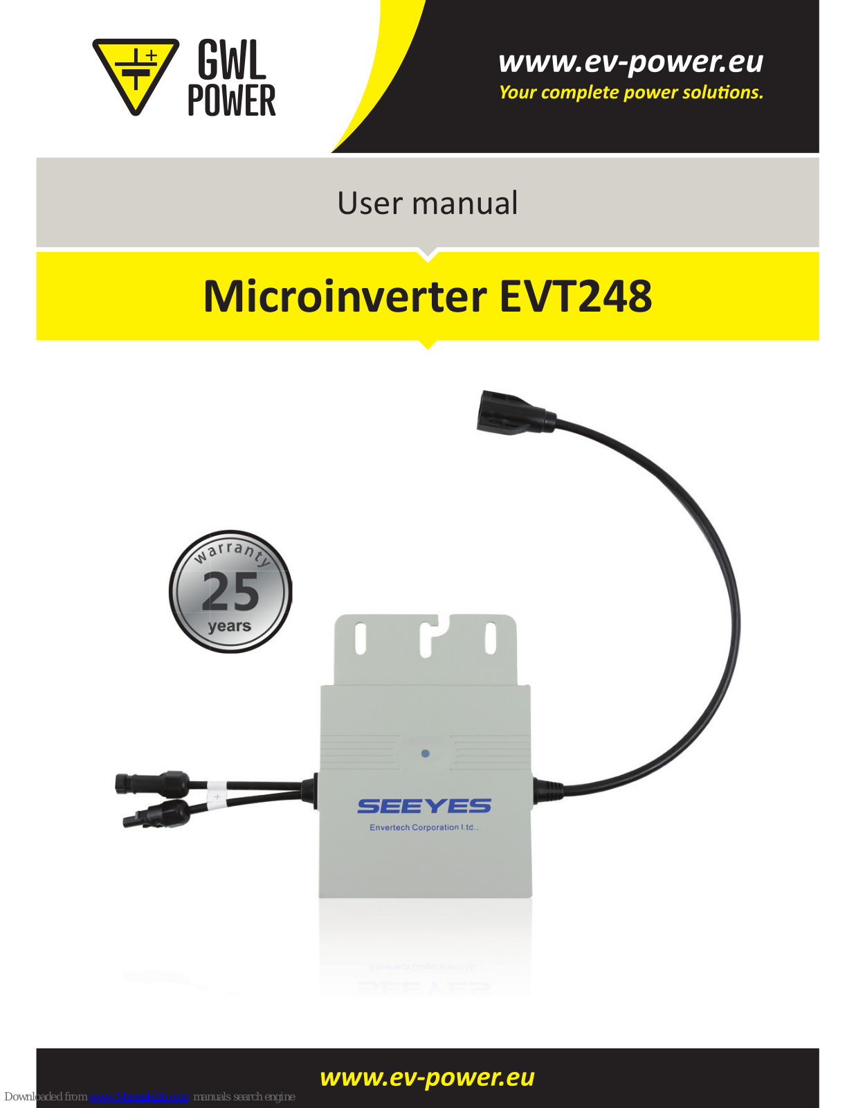 Envertech EVT248 User Manual - ManualMachine.com