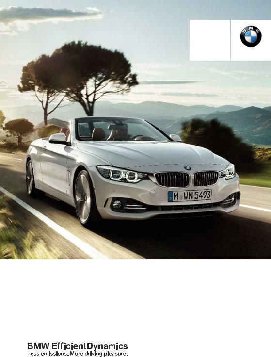 BMW 435i Convertible 2016, 428i xDrive Convertible 2016, 435i xDrive Convertible 2016, 428i Convertible 2016 Owner's Manual