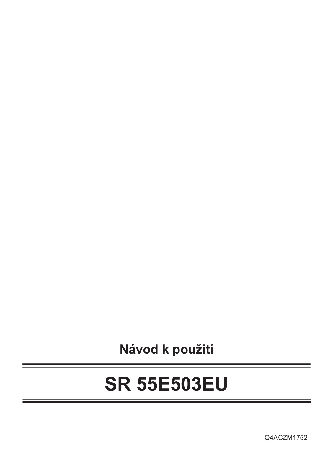 Siemens SR55E503EU User Manual