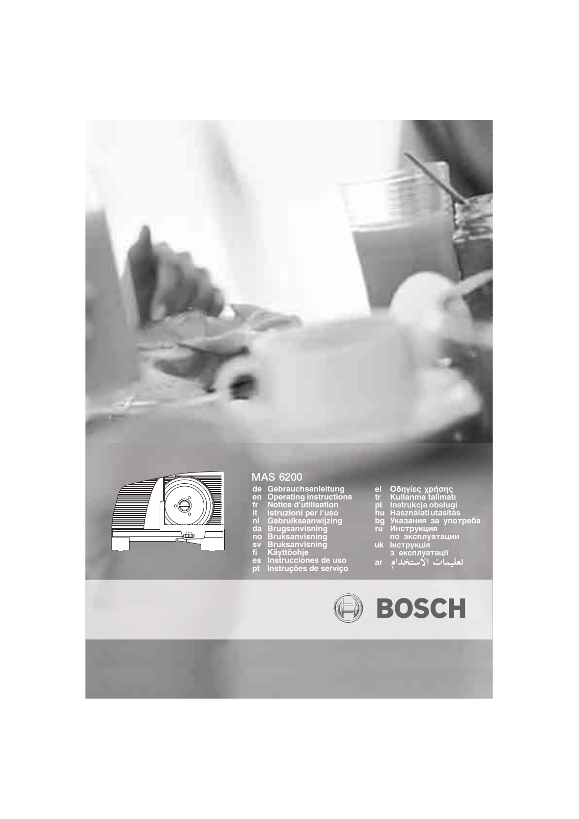 Bosch MAS 6200 User Manual