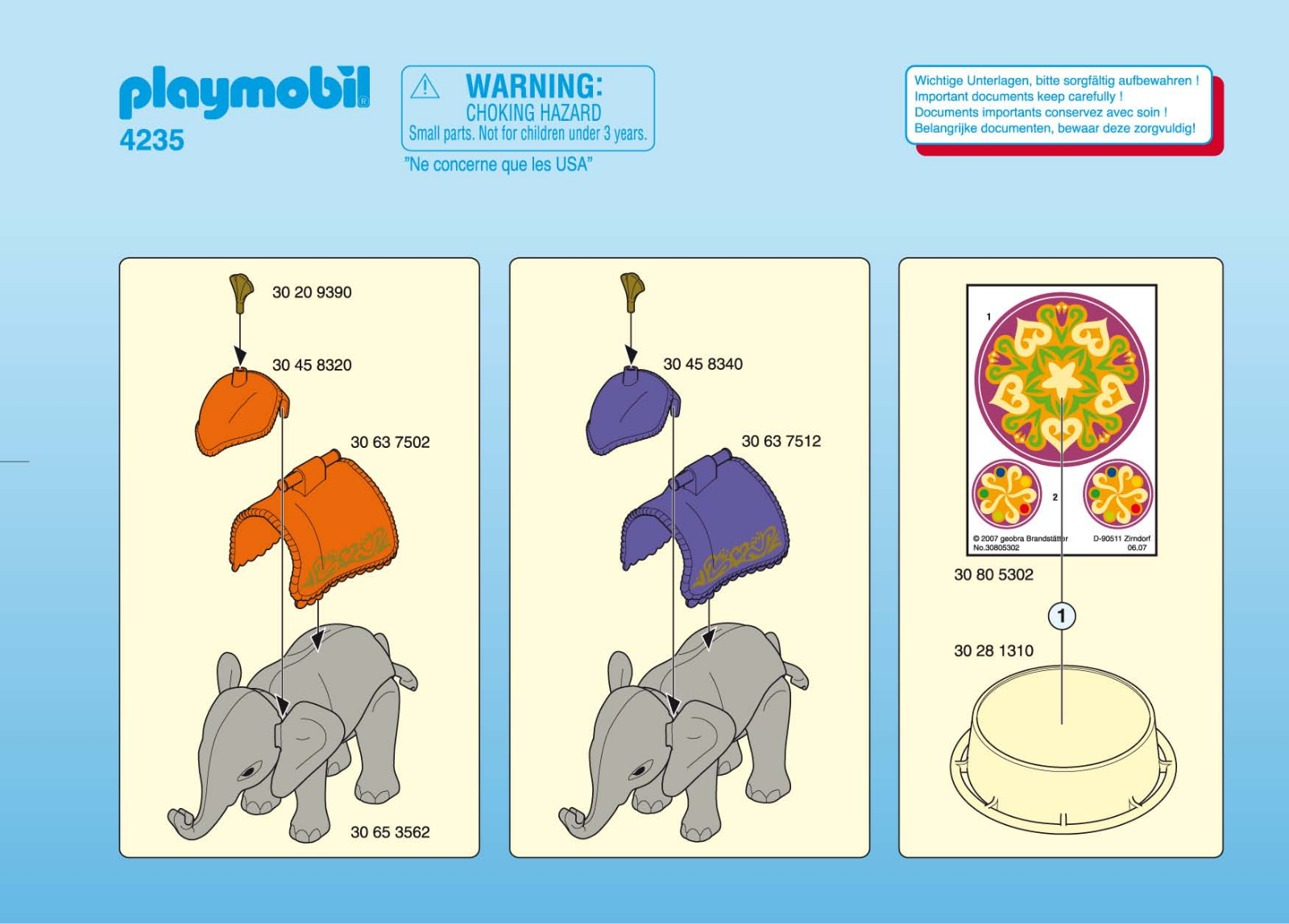 Playmobil 4235 Instructions