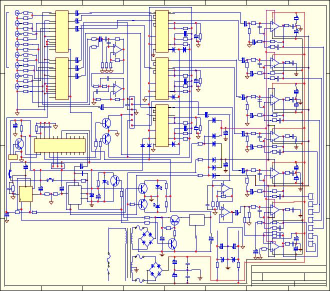 Microlab X4-5.1 Schematics OPAMP