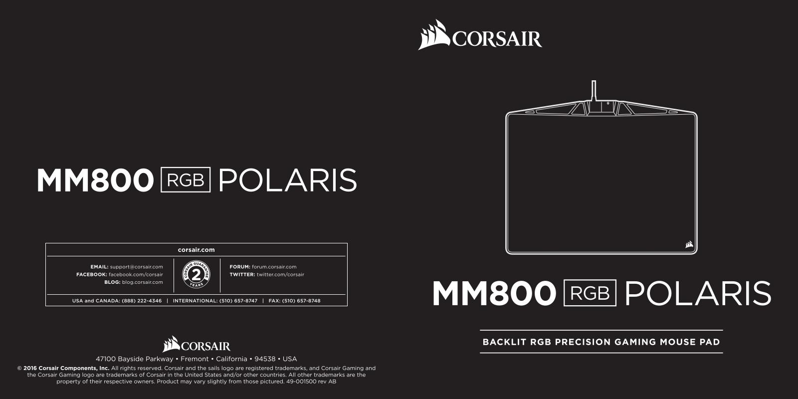 Corsair CH-9440021-EU, CH-9440020-EU User Manual