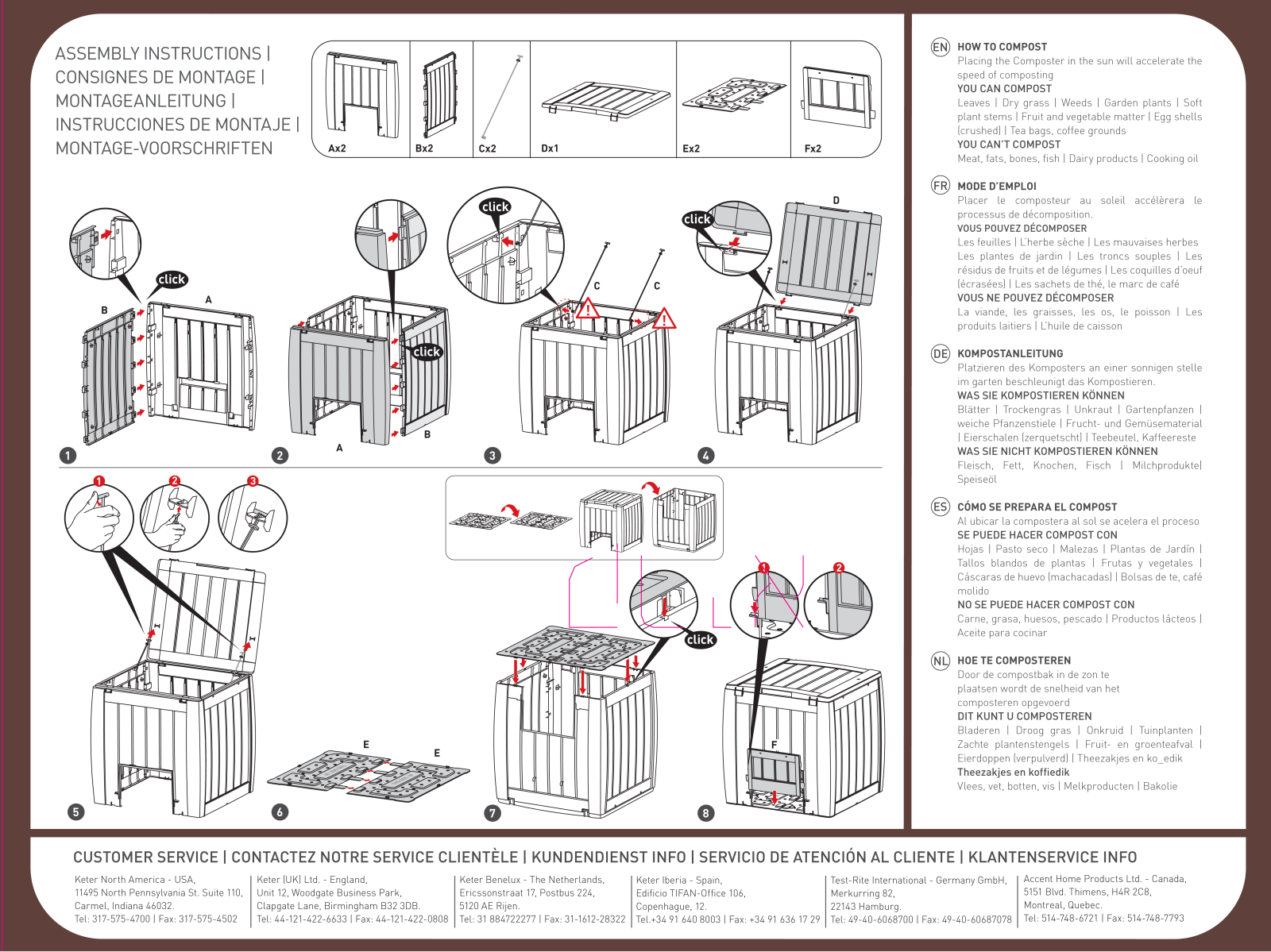 Argos 17196661 ASSEMBLY INSTRUCTIONS