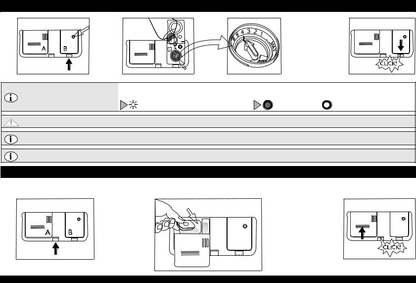 Bauknecht GSF 6900 WH PROGRAM CHART