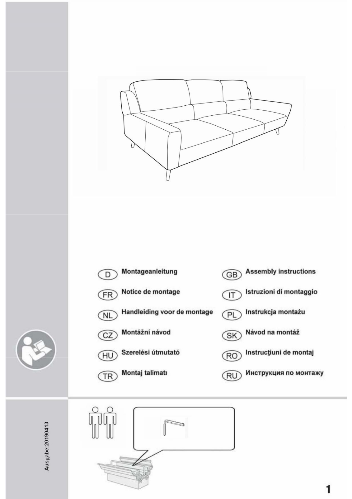 Home affaire Alibis Assembly instructions