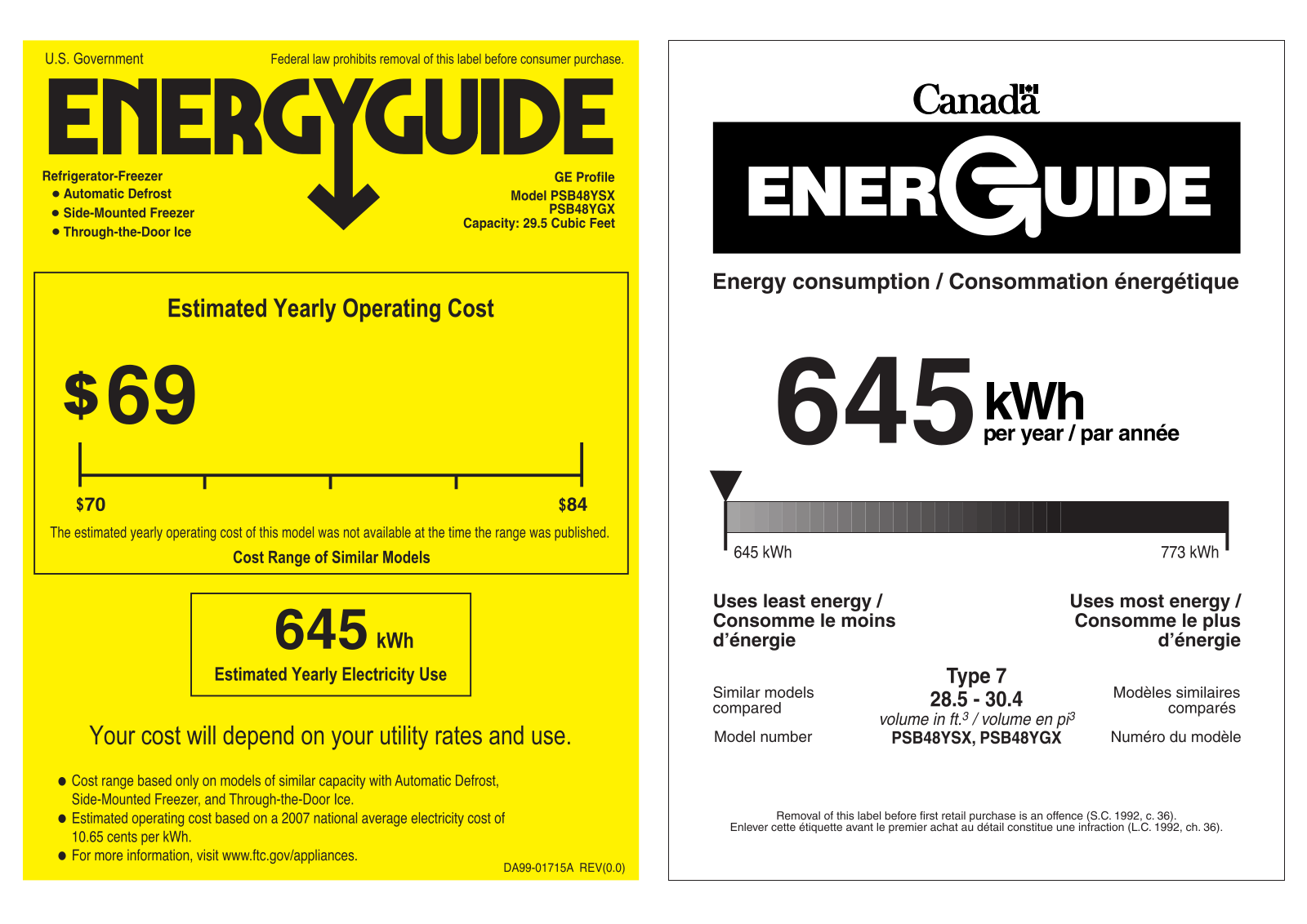 General Electric PSB48YGXSV User Manual