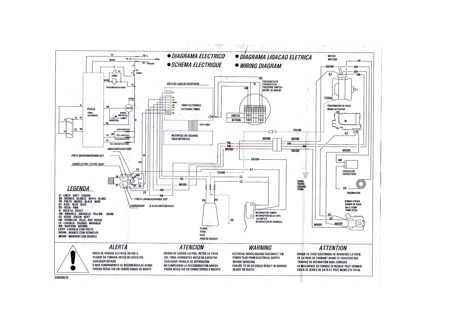 Brastemp BWB22ABANA Schematic