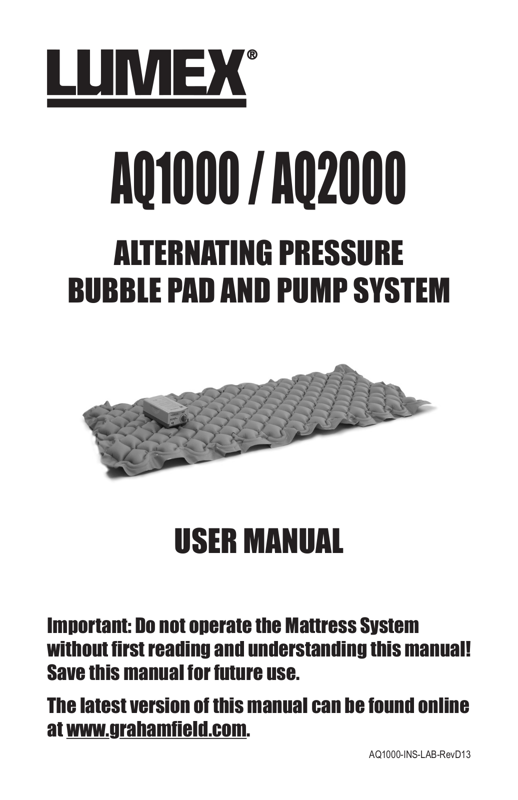 Lumex Syatems AQ1000, AQ2000 User Manual