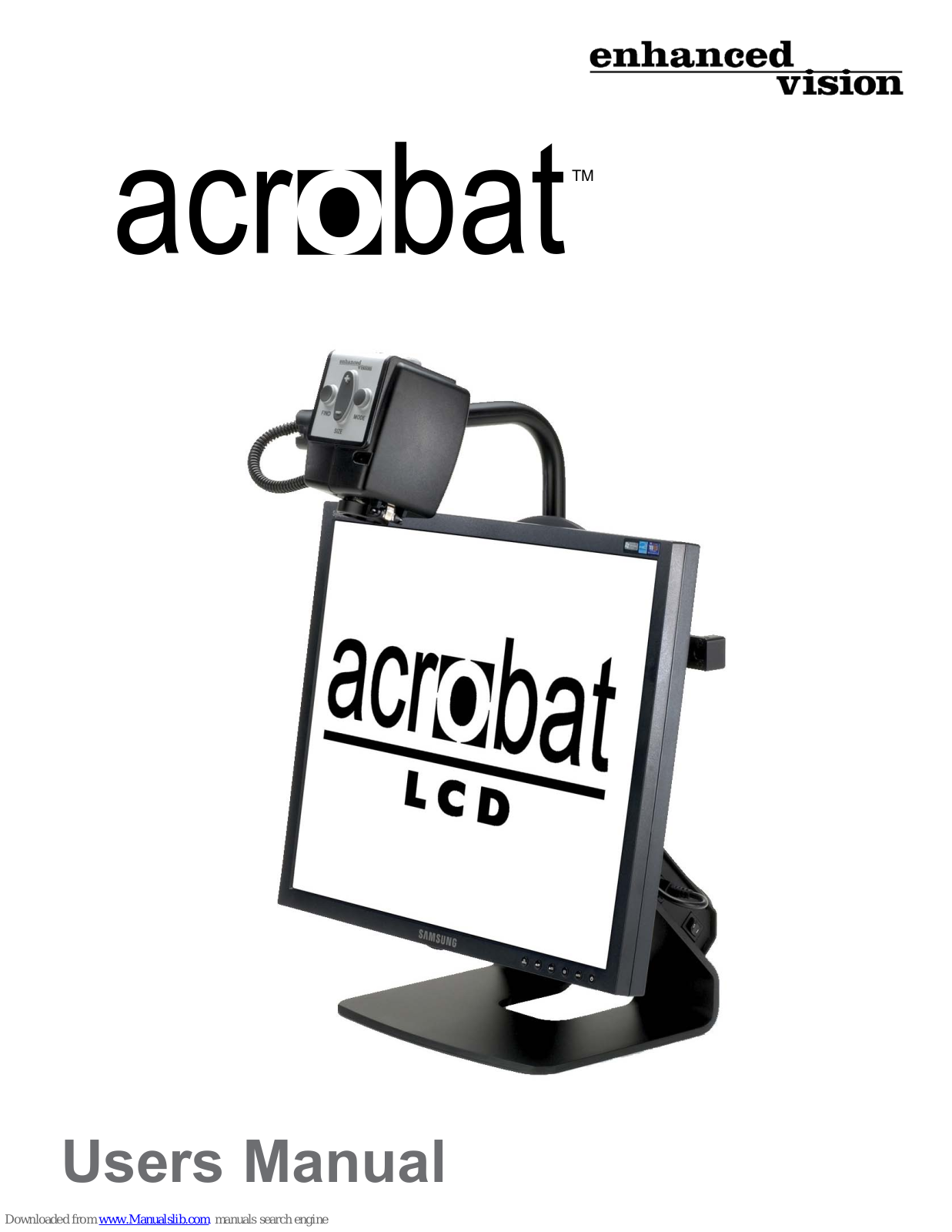 Enchanced Vision Acrobat LCD User Manual