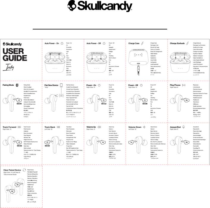 Skullcandy S2SSW-M003 Instruction manual