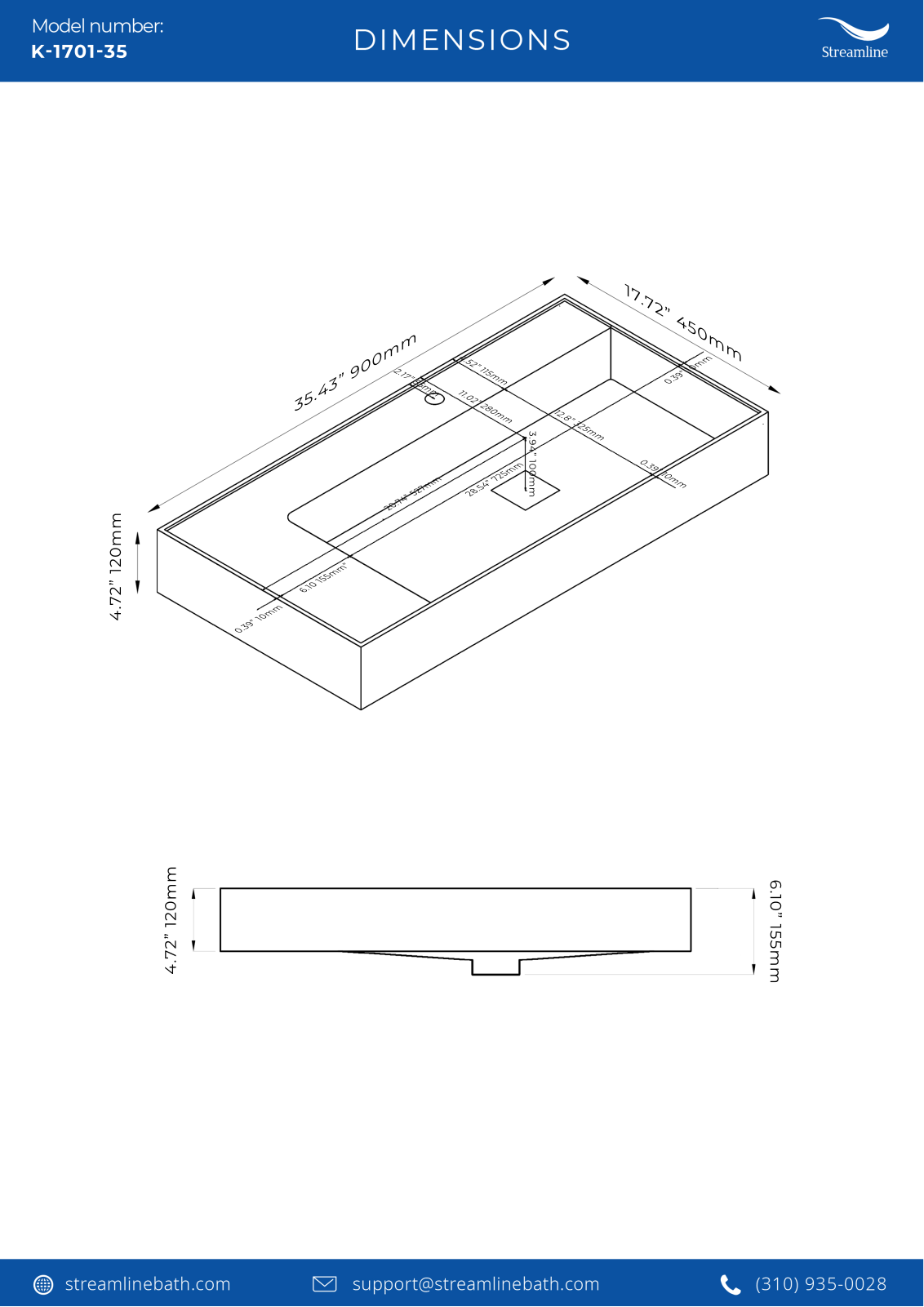 Streamline Bath SLBH7750 Specifications - ManualMachine.com