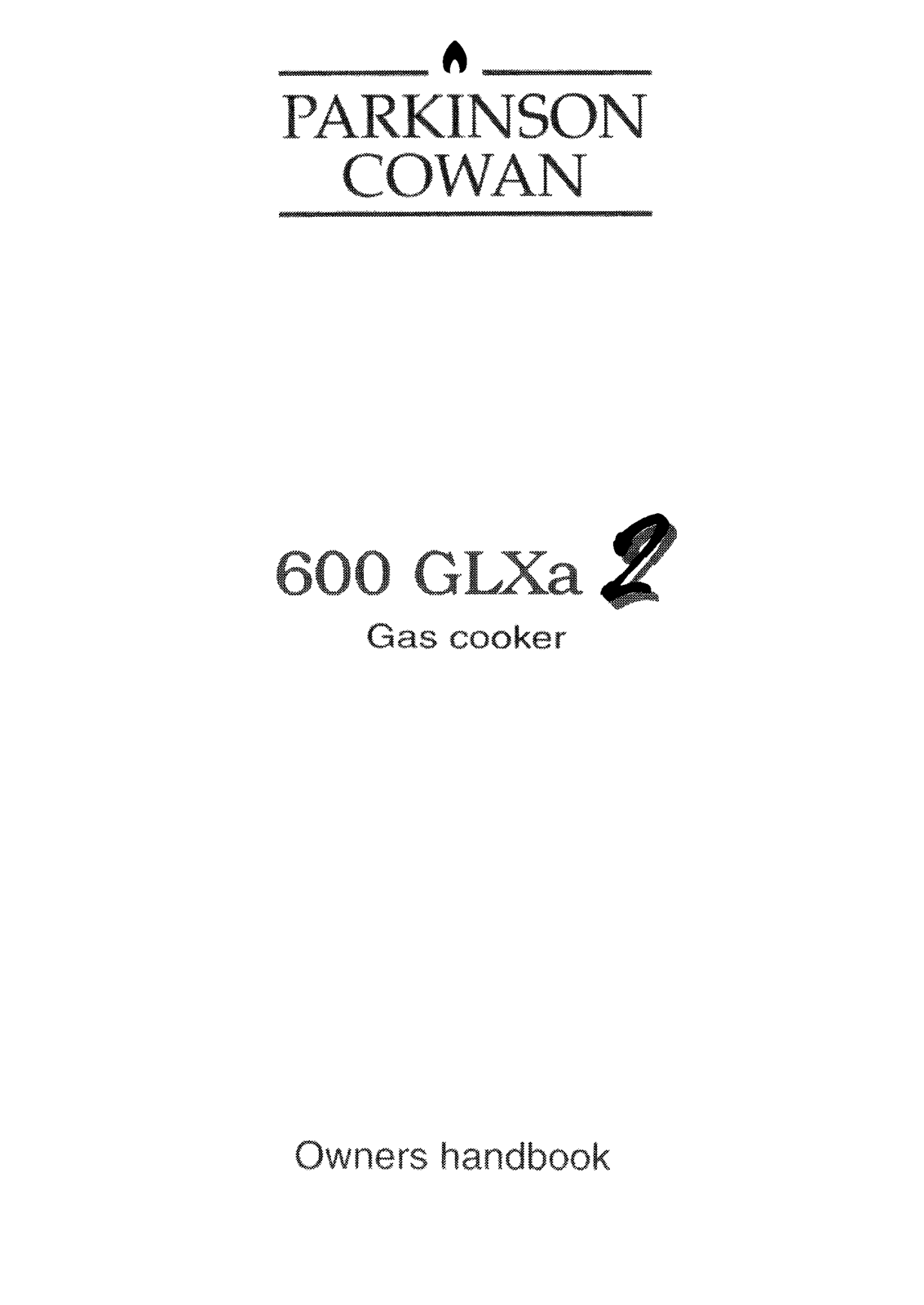 Parkinson Cowan COM600GLX User Manual