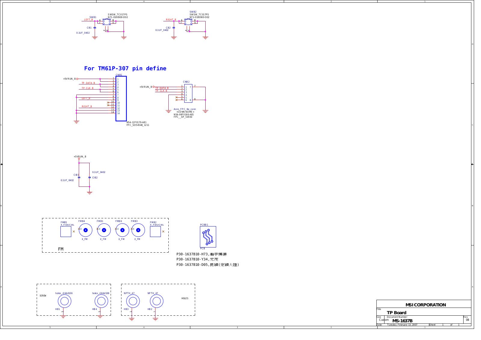 MSI MS-1637B Schematic 2.0