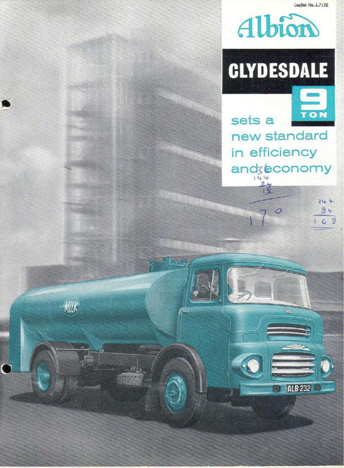 Albion Clydesdale 9 Tech Manual