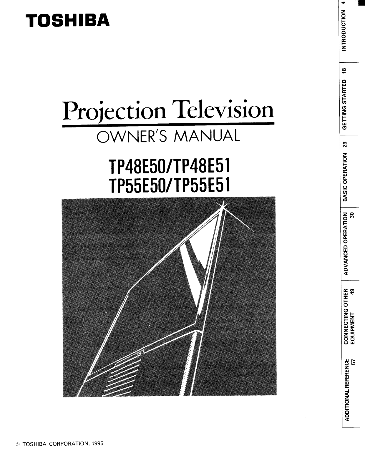 Toshiba TP55E50, TP55E51, TP48E50, TP48E51 User Manual