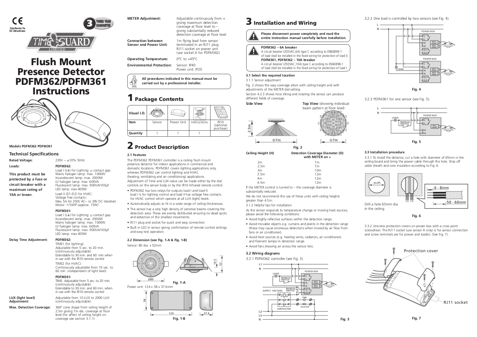 Timeguard PDFM362 User Manual