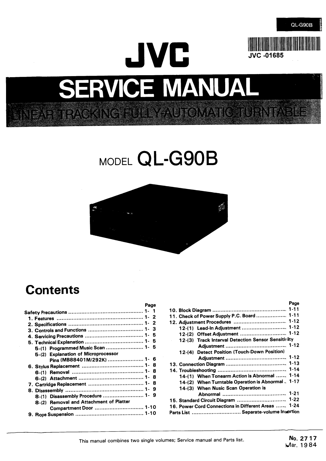 Jvc QL-G90-B Service Manual