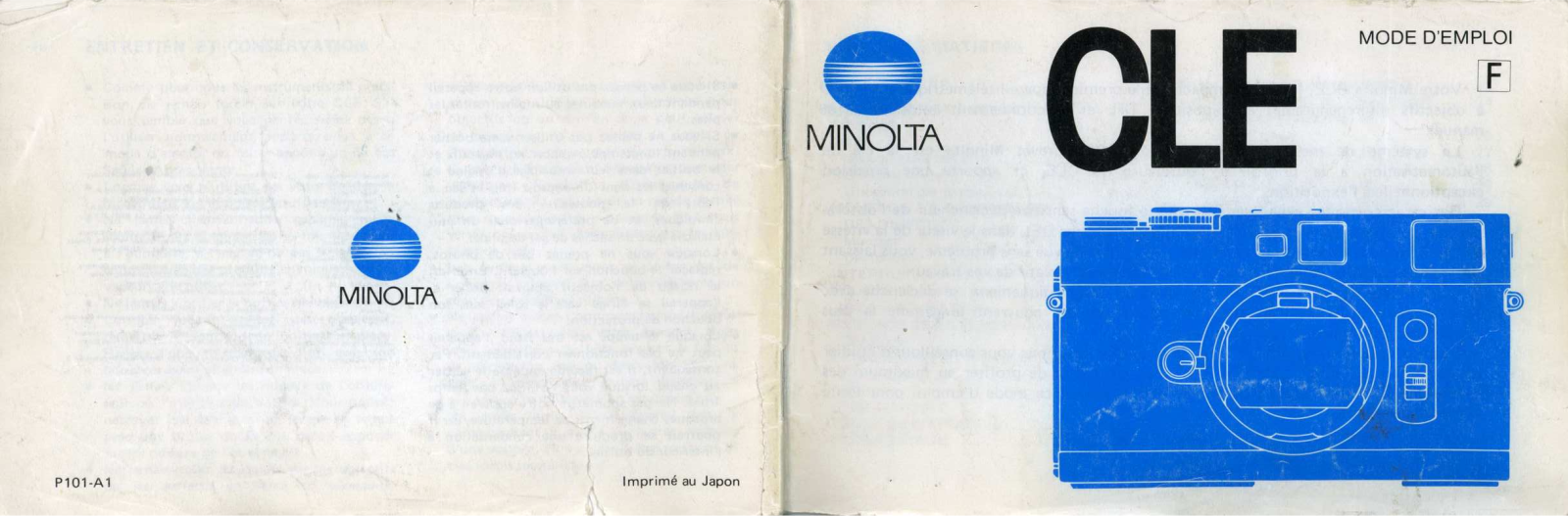 MINOLTA CLE User Manual