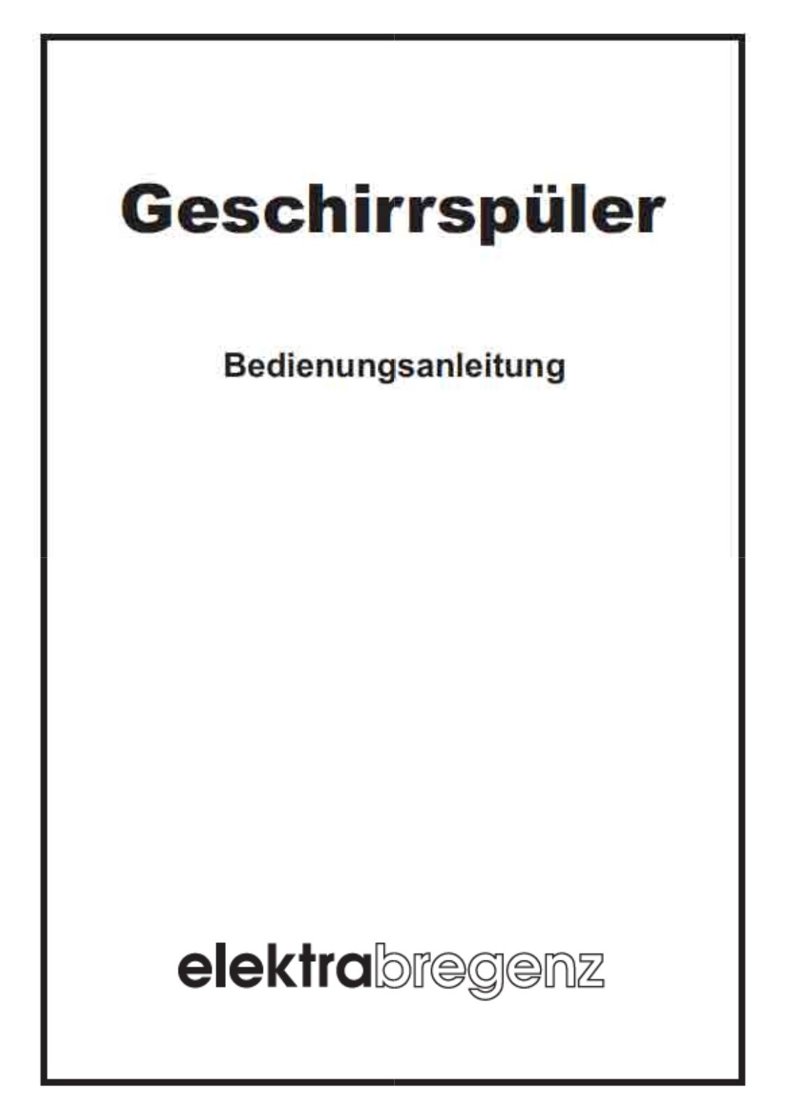 Elektra Bregenz GIV 6408 X User Manual