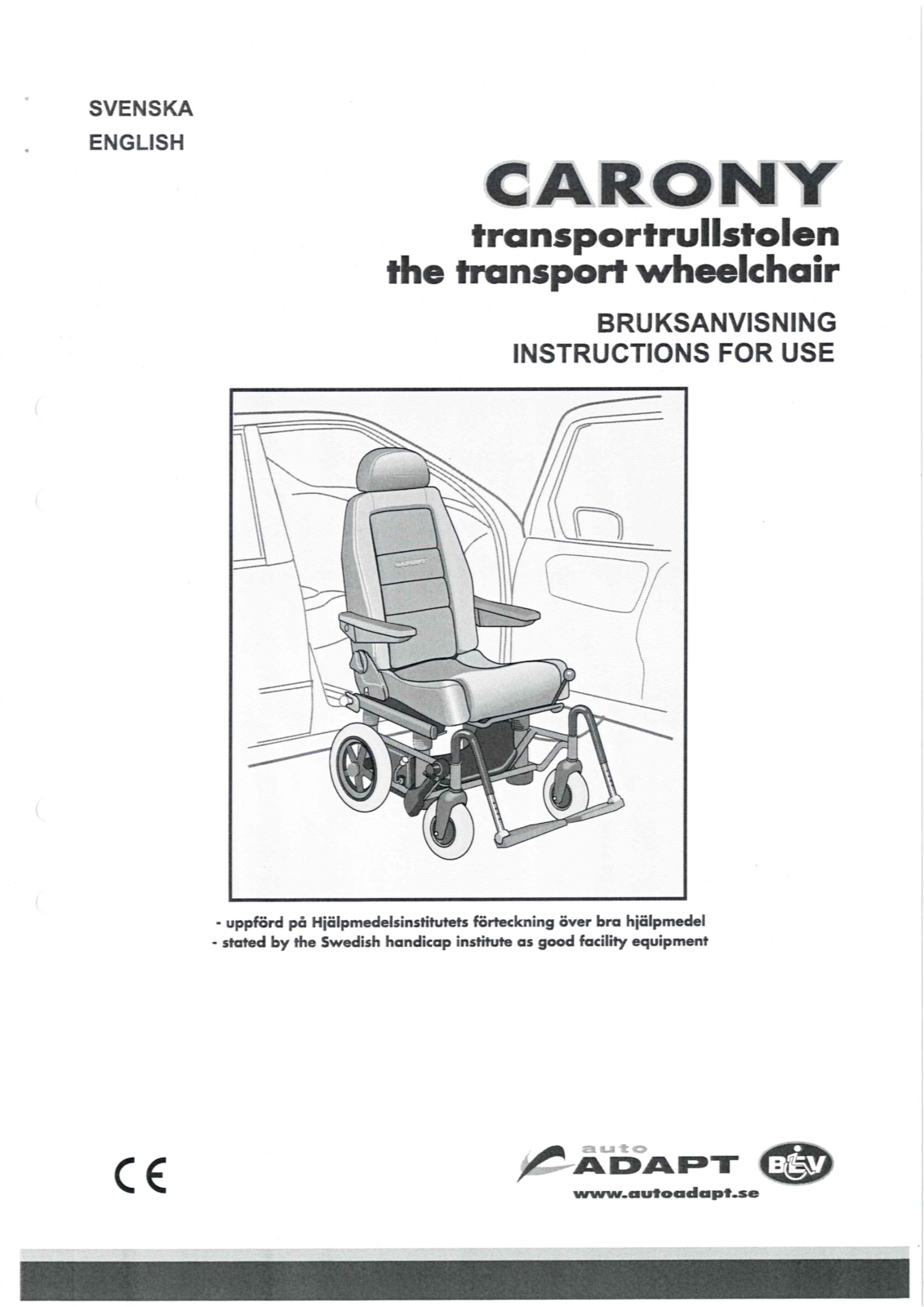 Autoadapt CARONY User Manual