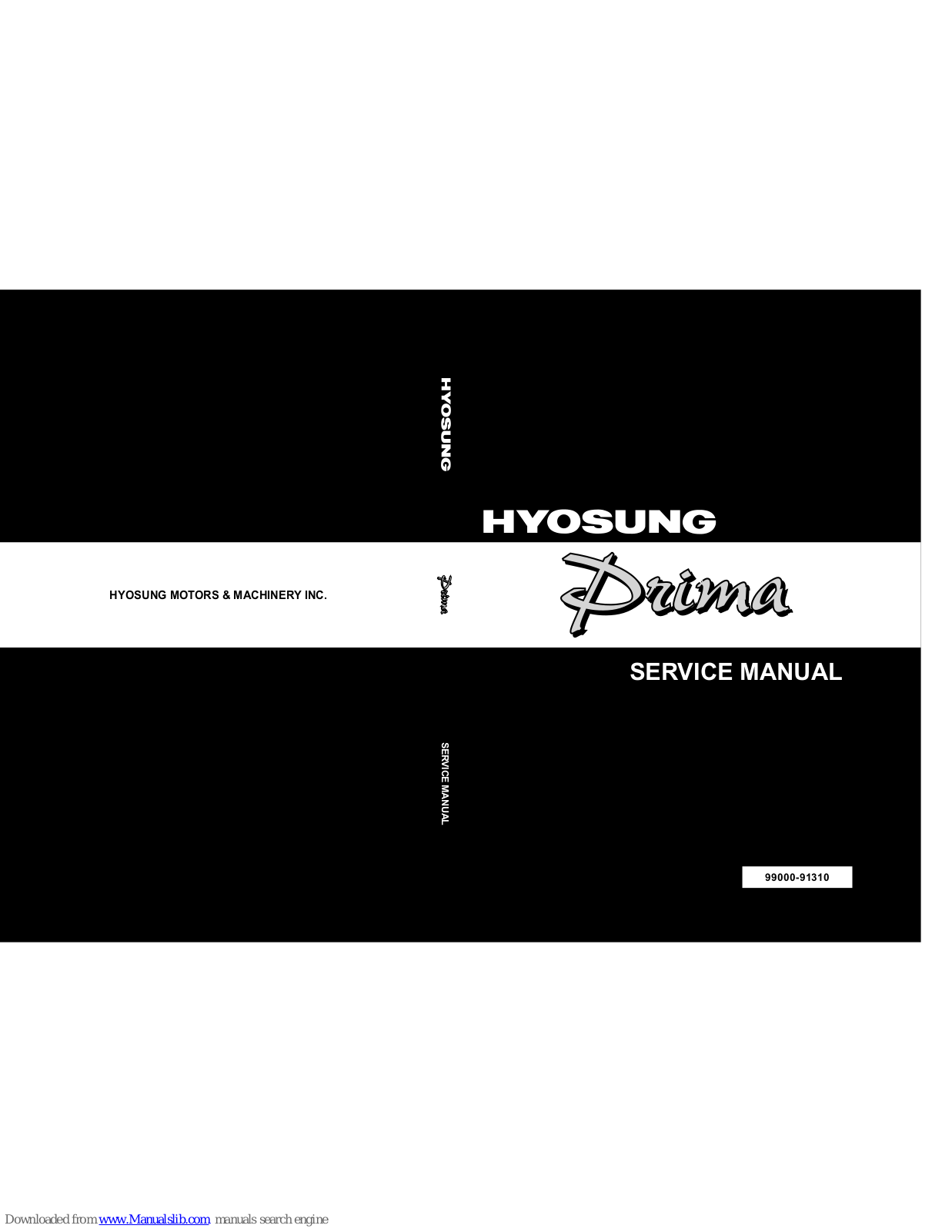 HYOSUNG Prima Service Manual