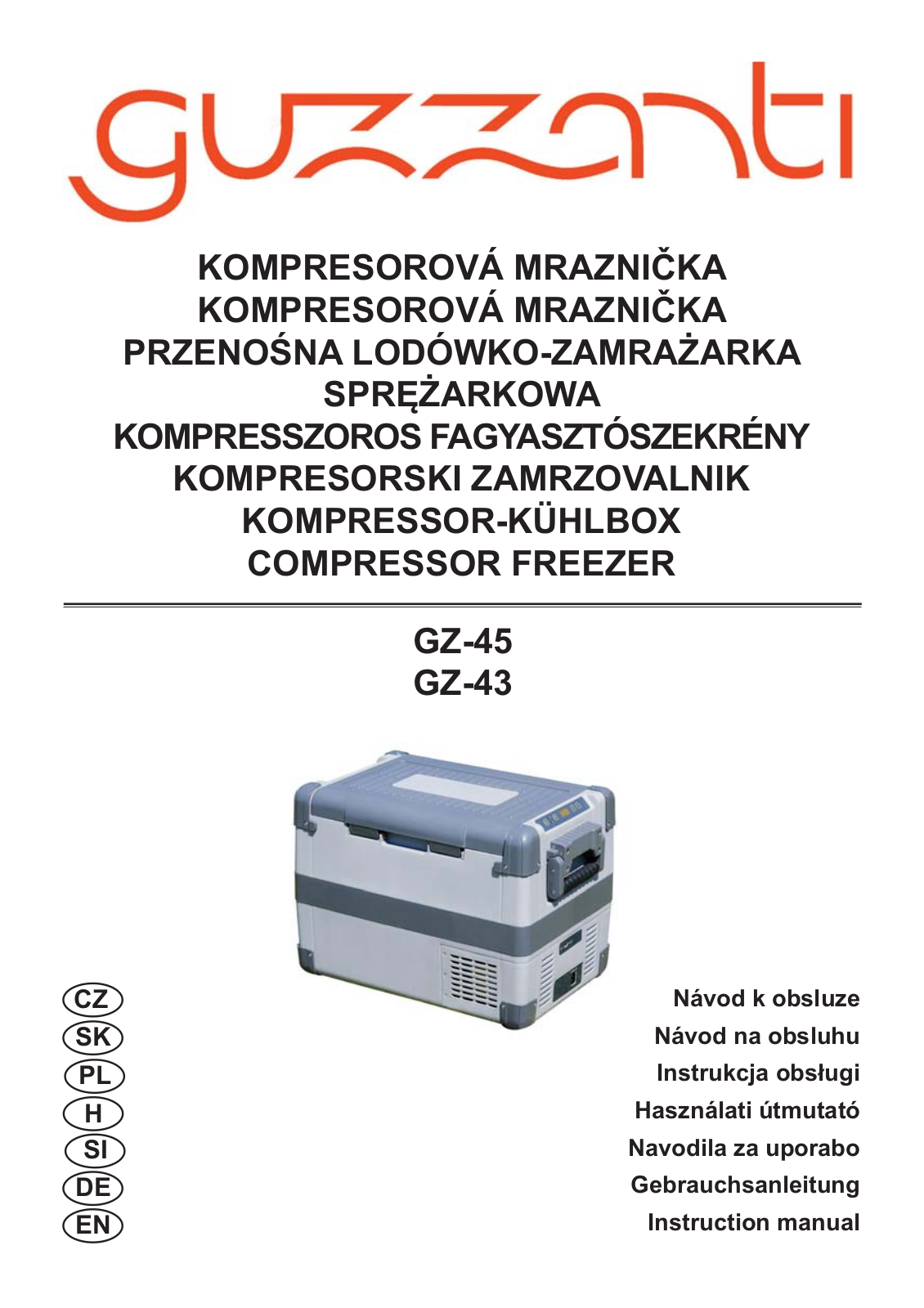 Guzzanti GZ 43 User Manual