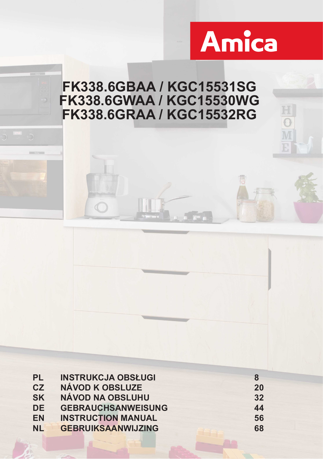 Amica FK338.6GRAA Operating Instructions