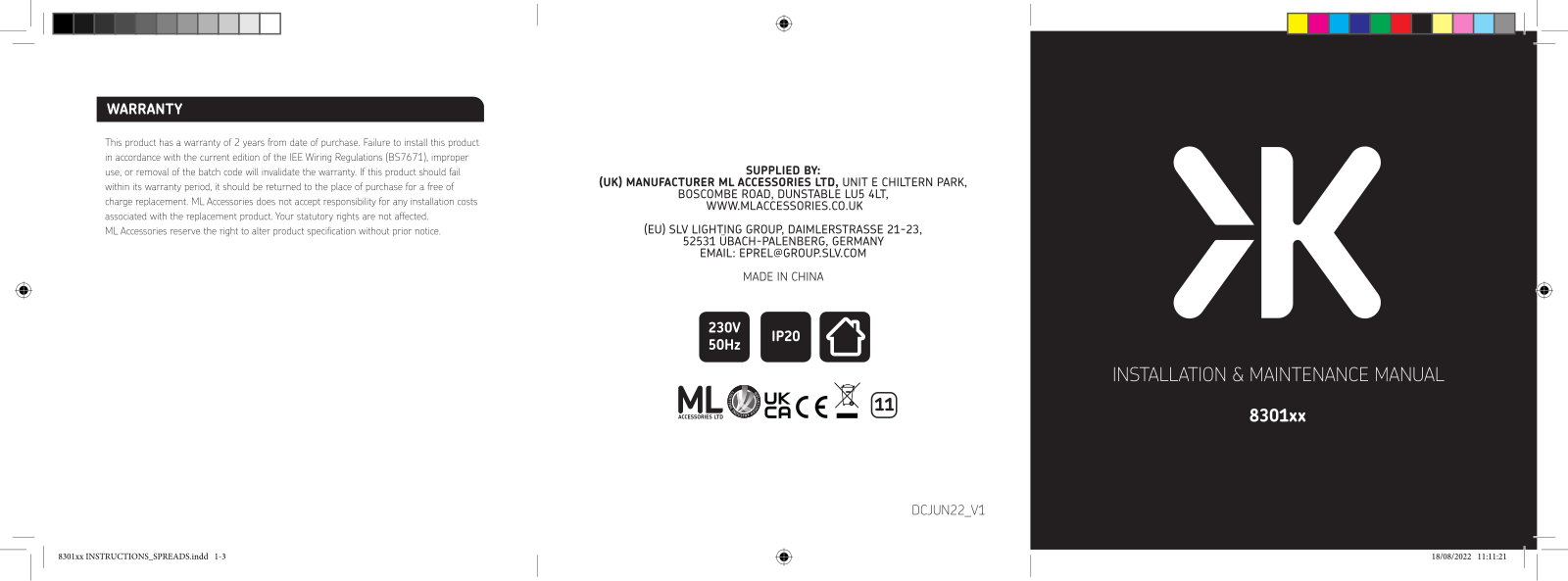 ML Accessories 8301MW User guide - ManualMachine.com