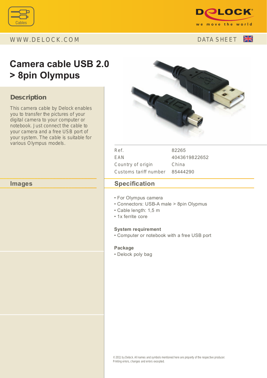 DeLOCK 82265 User Manual