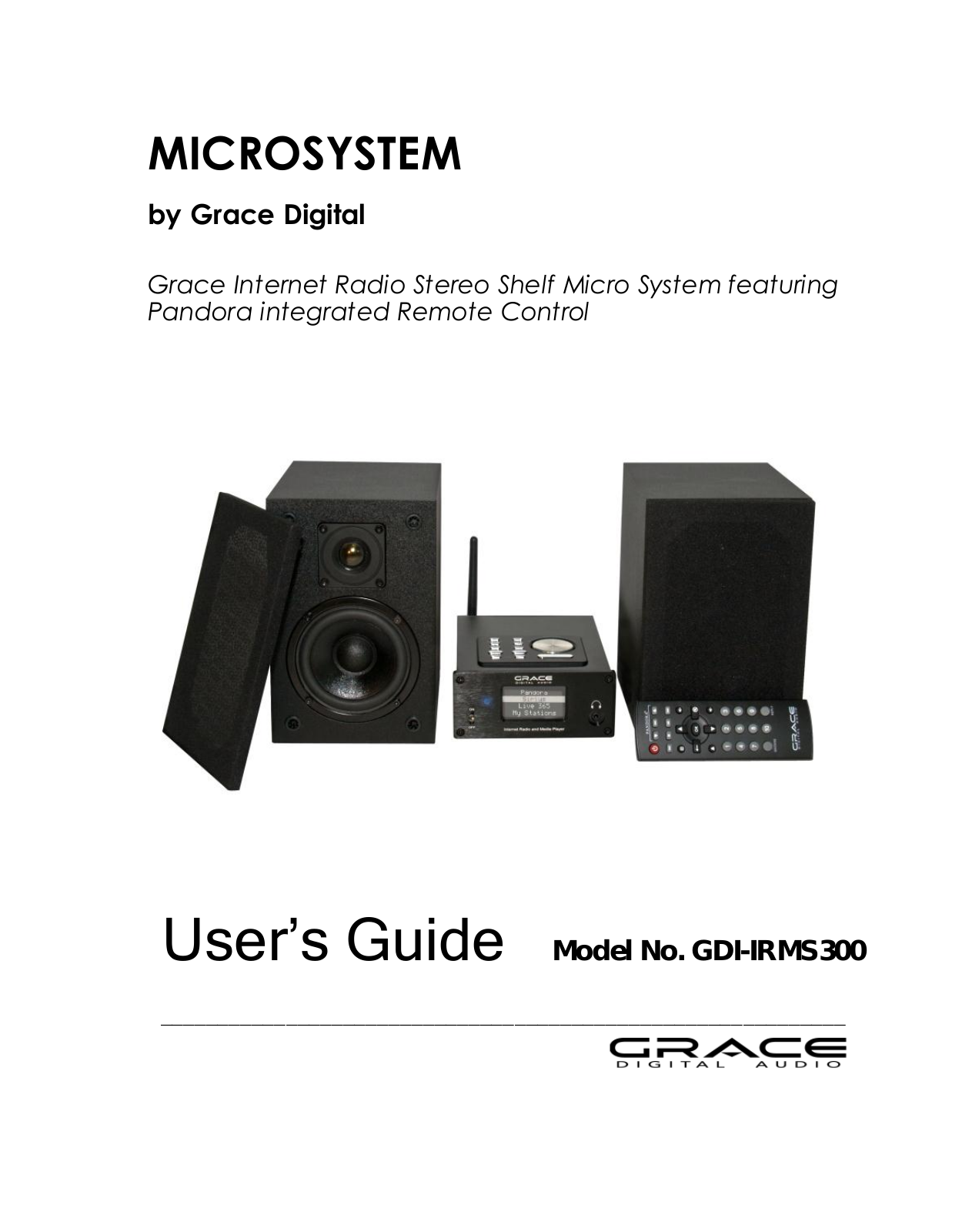 Grace digital GDI-IRMS300 User Manual