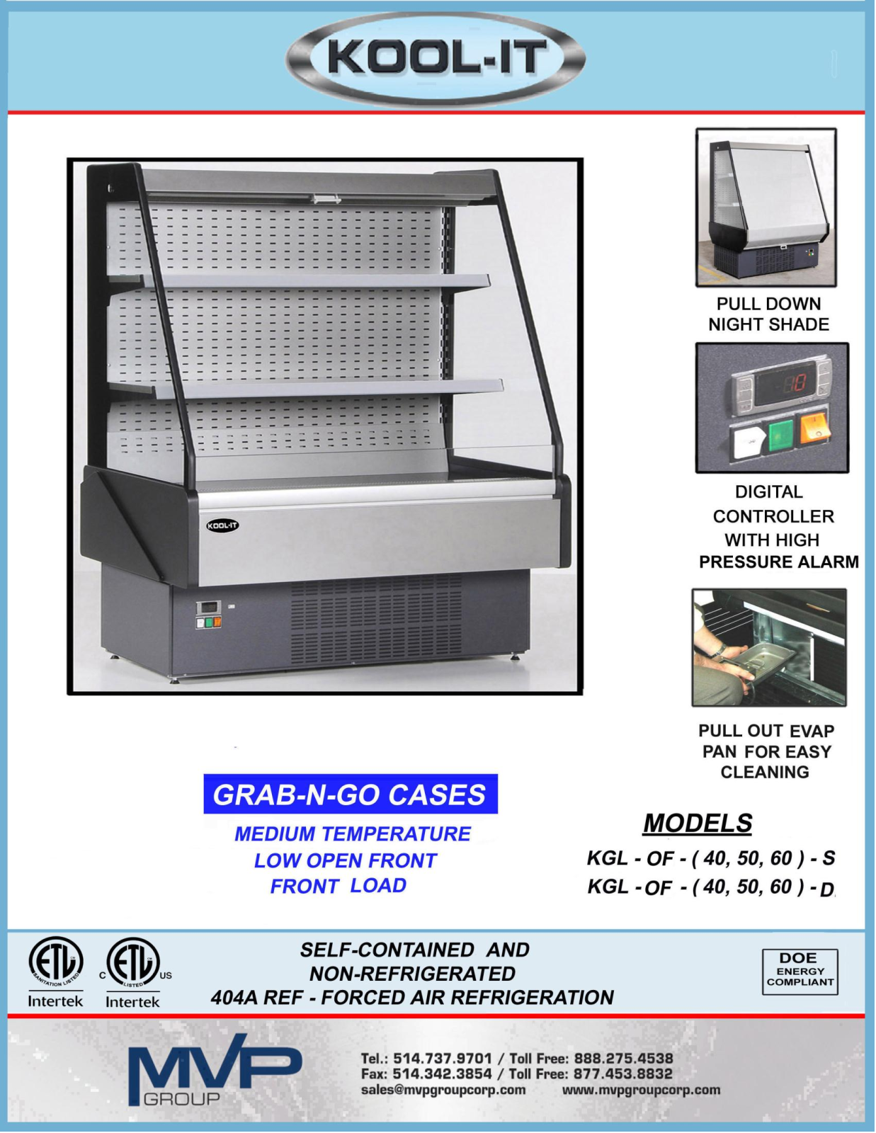 Jet Tech KGL-OF-40-D User Manual