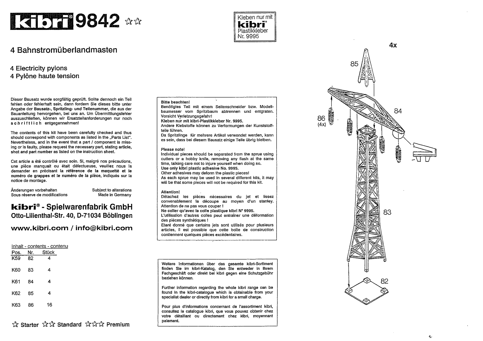 Kibri 9842 User Manual