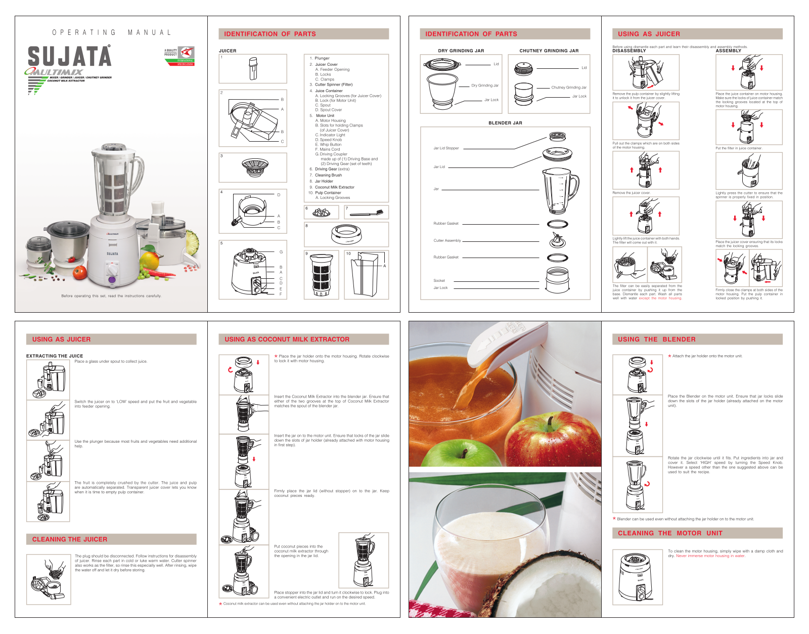 Sujata Multimix User Manual - ManualMachine.com