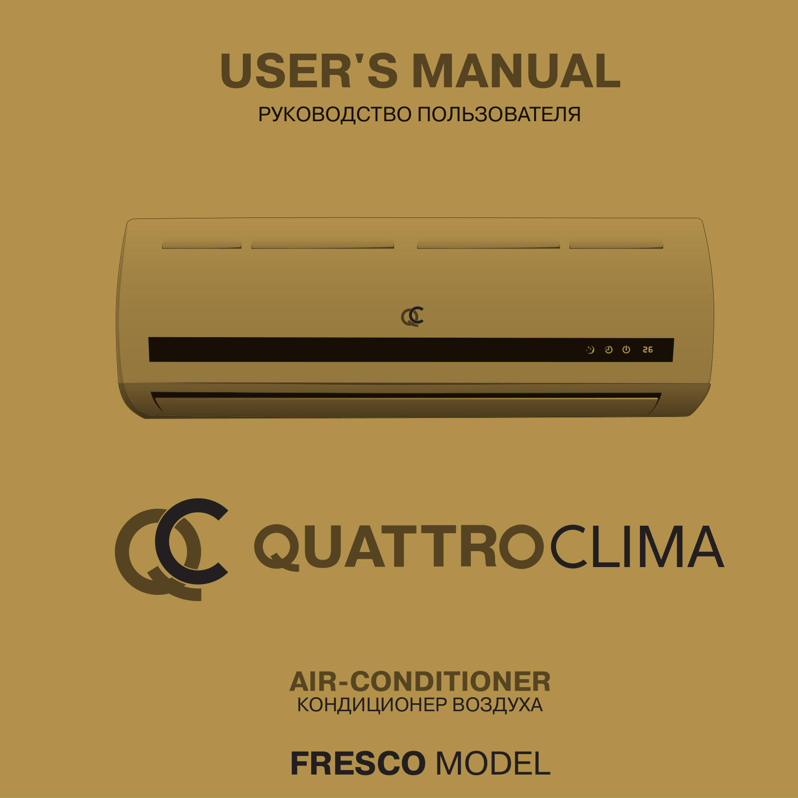 QUATTROCLIMA QV–F12WA, QV–F7WA, QV–F24WA, QV–F9WA, QN–F12WA User Manual