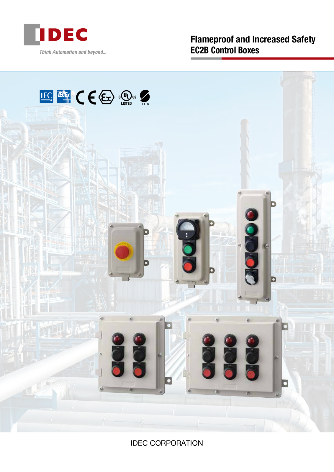 IDEC EC2B Control Boxes Catalog